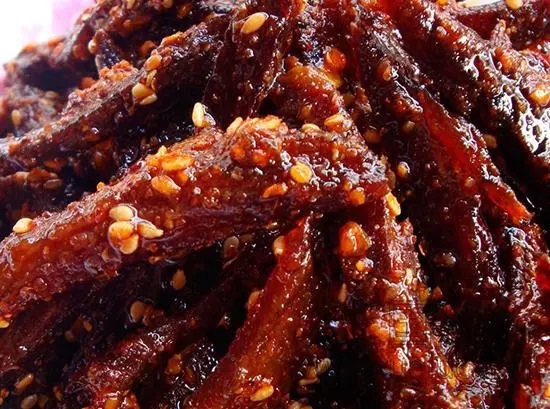 内蒙古原味孜然味香辣味牛肉干一斤多少钱？